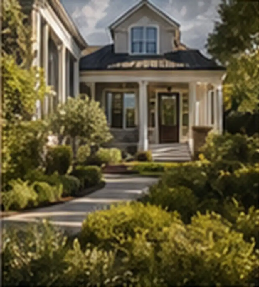 Well-maintained community home and landscaping